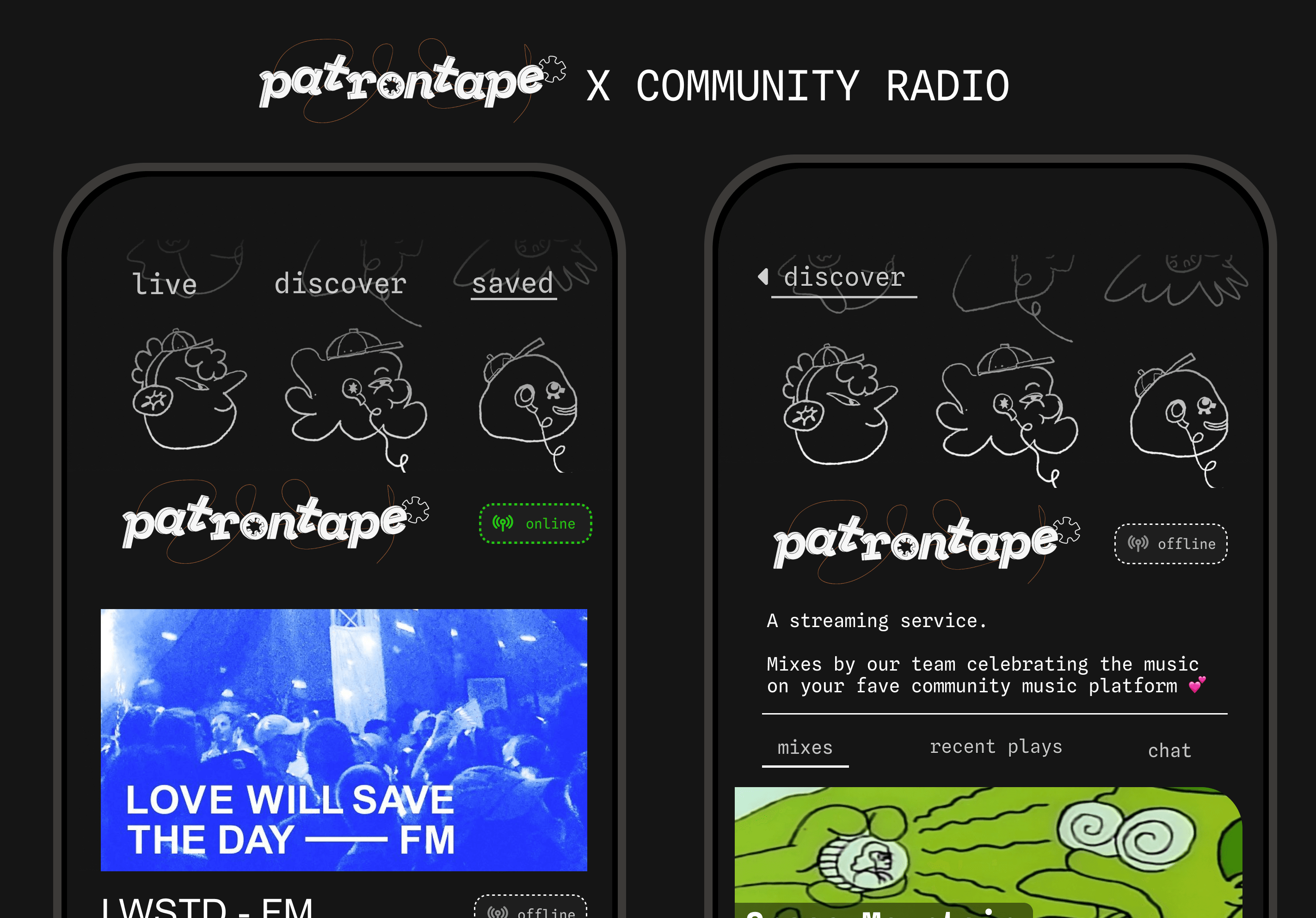 patrontape-community-radio-mockup